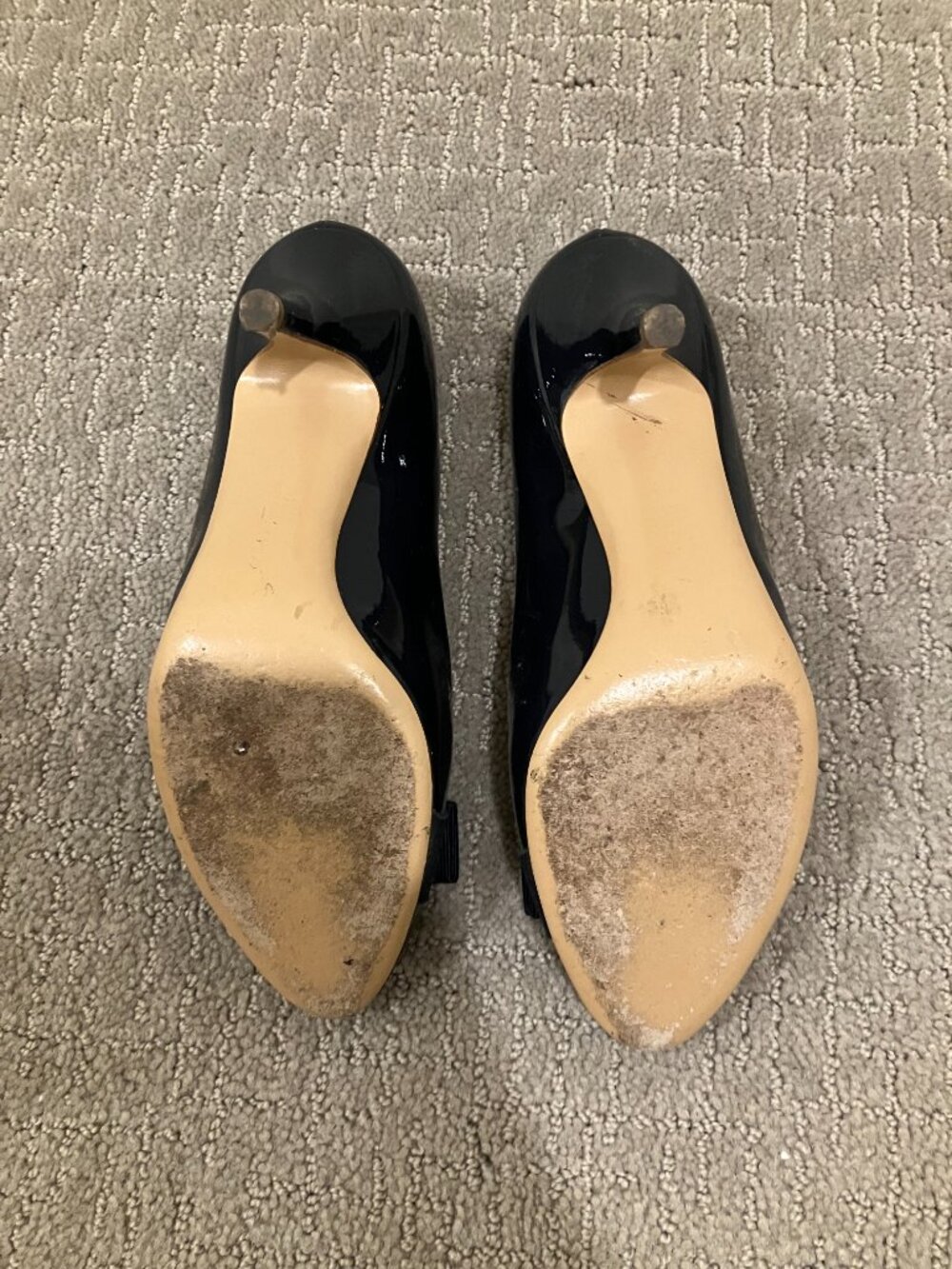 Ferragamo Vara Bow Navy Pumps 70 mm - Picture 4 of 5